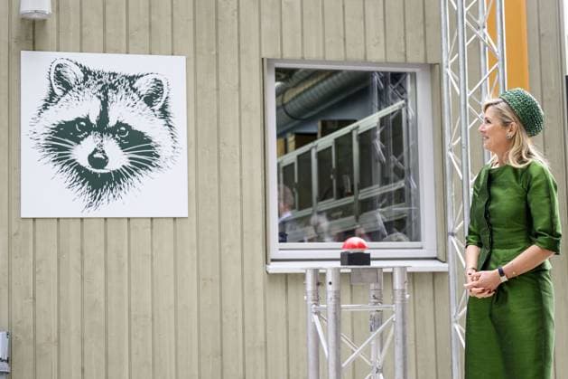 Queen Maxima Opens New Mammal Building - Almere Queen Maxima opens the new Mammal Building at Stichting AAP. In this building, various species of exotic mammals are cared for in an environment that better meets their natural needs, with more spacious, professional care and a controlled climate. This allows rescued animals not only to recover but also to lead a dignified life until they can be rehomed in a zoo or wildlife reserve, on May 12, 2026, in Almere, Netherlands. Photo by Patrick van Emst NLBeeld Bruno Press ABACAPRESS.COM Almere Netherlands  Copyright: xBrunoxPress ABACAx
