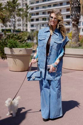 Cannes Heidi Klum Exits Martinez MP Cannes, France- May 12: Heidi Klum arrives to Hotel Martinez beach restaurant during 79th Festival of Cannes, on May 12, 2026 in Cannes, France. Photo by Marco Piovanotto ABACAPRESS:COM Cannes France  Copyright: xPiovanottoxMarco ABACAx