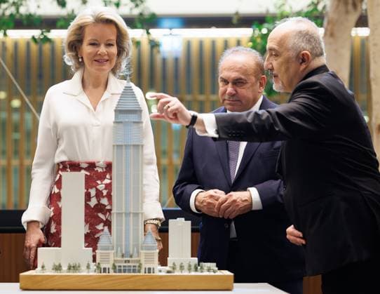 Queen Mathilde of Belgium pictured during a visit to the Central Bank of Turkiye, on day three of a Belgian economic mission to Turkey, in Istanbul on Tuesday 12 May 2026. The Queen of the Belgians is visiting Turkey from 10 to 14 May.  BENOITxDOPPAGNE 173589205