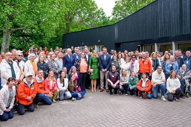 Queen opens the new Mammal Building of the AAP Foundation. Almere, the Netherlands. 12 May 2026 Queen Maxima during a visit to the new Mammal Building of the AAP Foundation. In this building, various types of exotic mammals are accommodated in a living environment that better suits their natural needs. Almere The Netherlands  Copyright: xDPPA POOL PatrickxvanxEmstx