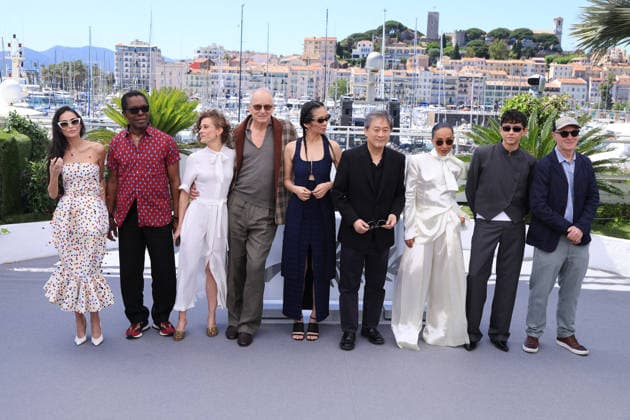 Cannes - Jury Photocall Jury president Park Chan-wook, and Jury members Demi Moore, Diego Cespedes, Laura Wandel, Isaach De Bankole, Stellan Skarsgard, Ruth Negga, Chloe Zhao and Paul Laverty at the jury photocall as part of the 79th Cannes Film Festival in Cannes, France on May 12, 2026. Photo by Jerome Domine ABACAPRESS.COM Cannes France  Copyright: xDominexJerome ABACAx