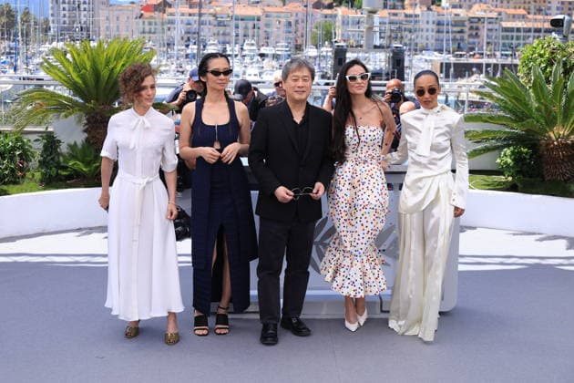 Cannes - Jury Photocall Jury president Park Chan-wook, and Jury members Demi Moore, Laura Wandel, Ruth Negga, Chloe Zhao at the jury photocall as part of the 79th Cannes Film Festival in Cannes, France on May 12, 2026. Photo by Jerome Domine ABACAPRESS.COM Cannes France  Copyright: xDominexJerome ABACAx