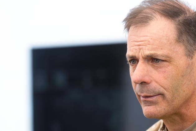May 12, 2026, Erbege, Selija Region, Latvia: General CHRISTOPHER DONAHUE, Commander of Allied Land Command and U.S. Army Europe and Africa, attends NATO Crystal Arrow 2026 exercise media day in Erberge. Several unmaned ground vehicle systems were tested within Easter Flank Defence Initiave (EFDI) framework. NATOs Eastern Flank Deterrence Initiative (EFDI) is a NATO regional initiative led by Allies, supported by U.S. Army Europe and Africa, to defeat adversary mass and momentum with low cost, attritable uncrewed systems, AI-enabled targeting, and layered defenses. Erbege Latvia - ZUMAk193 20260512_zip_k193_011 Copyright: xIntsxKalninsx