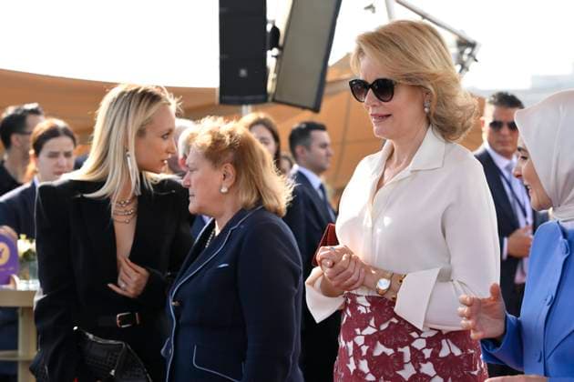 Queen Mathilde Attends 2026 Turkey Economic Mission ISTANBUL, TURKEY - MAY 12: Queen Mathilde of Belgium pictured attending the Ageas and Sabanc1 Group conference: Celebrating 15 Years of a Strategic BelgianTurkish Partnership in Insurance during the Belgian Economic Mission to the Republic of Turkey on May 12, 2026 in Istanbul, Turkey, 12 05 2026 Istanbul Turkey  Copyright: xPhilipxReynaersx