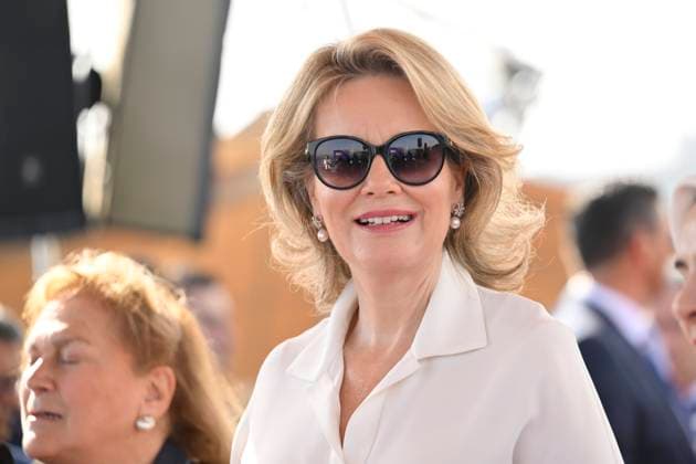 Queen Mathilde Attends 2026 Turkey Economic Mission ISTANBUL, TURKEY - MAY 12: Queen Mathilde of Belgium pictured attending the Ageas and Sabanc1 Group conference: Celebrating 15 Years of a Strategic BelgianTurkish Partnership in Insurance during the Belgian Economic Mission to the Republic of Turkey on May 12, 2026 in Istanbul, Turkey, 12 05 2026 Istanbul Turkey  Copyright: xPhilipxReynaersx