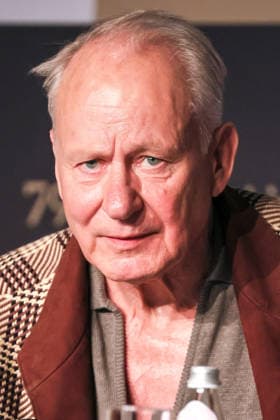 Cannes - Jury Press Conference Jury Member Stellan Skarsgard speaks during the Jury press conference at the 79th annual Cannes Film Festival at Palais des Festivals on May 12, 2026 in Cannes, France. Photo by Jean-Marc Haedrich Pool ABACAPRESS.COM Cannes France  Copyright: xABACAx