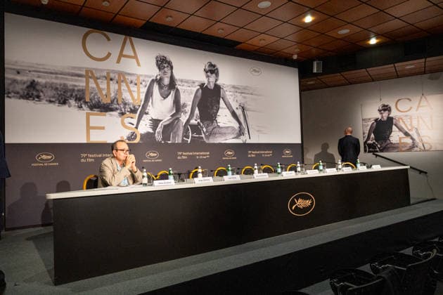 Didier Allouch lors de la conférence de presse du jury lors du 79ème Festival International du Film de Cannes 12 23 mai 2026 , le 12 mai 2026 Estelle Carlier Pool Bestimage Press conference of the jury during the 79th Cannes International Film Festival on May 12th, 2026 Cannes France  Copyright: xEstellexCarlierx xPoolx xBestimagexEstellexCarlierx xPoolx xBestimagex
