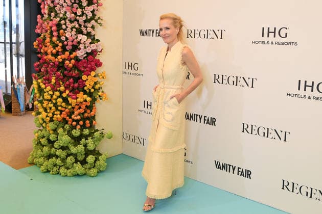 Gillian Anderson at the photocall of the Vanity Fair event on the beach of the Carlton Hotel during the 79th International Film Festival in Cannes, France, May 12, 2026 Lionel Urman Bestimage Celebs attend the Vanity Fair Lunch during the 79th annual Cannes Film Festival at Carlton Beach Club on May 12, 2026 in Cannes, France Paris France  Copyright: xLIONELxURMANxx xBESTIMAGExLIONELxURMANxx xBESTIMAGEx