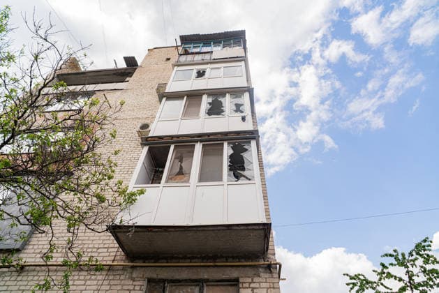 Aftermath of Russian drone attack in Kharkiv KHARKIV, UKRAINE - MAY 12: A view of a damaged apartment after a drone attack in the city of Barvinkove in the Kharkiv region, Ukraine on May 12, 2026. More than 30 apartments were damaged, as the members of Proliska arrived at the location to help the residents affected by the attack. Carlo Bravo Anadolu Kharkiv Ukraine. Editorial use only. Please get in touch for any other usage.  Copyright: x2026xAnadoluxCarloxBravox