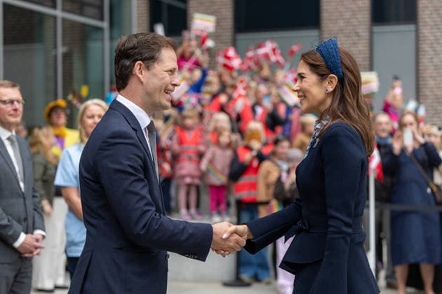 Queen Mary of Denmark at the inauguration of new hospital, Aalborg, Denmark Aalborg, Denmark. May 12th, 2026. Queen Mary of Denmark takes part in the inauguration of the new Aalborg University Hospital in Aalborg. Here Her Majesty is seen with Mads Duedahl (L), politician and chairman of Region Nordjylland. Denmark, Aalborg  Copyright: xGonzalesxPhoto MadsxAndersenx