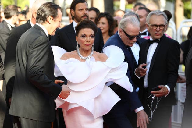 May 12, 2026, Cannes, Cote D azur, France: JOAN COLLINS during the red carpet for the premiere screening of THE ELECTRIC KISS at the 79th Annual Cannes Film Festival at Palais des Festivals in Cannes, France Cannes France - ZUMAc179 20260512_zep_c179_076 Copyright: xMickaelxChavetx