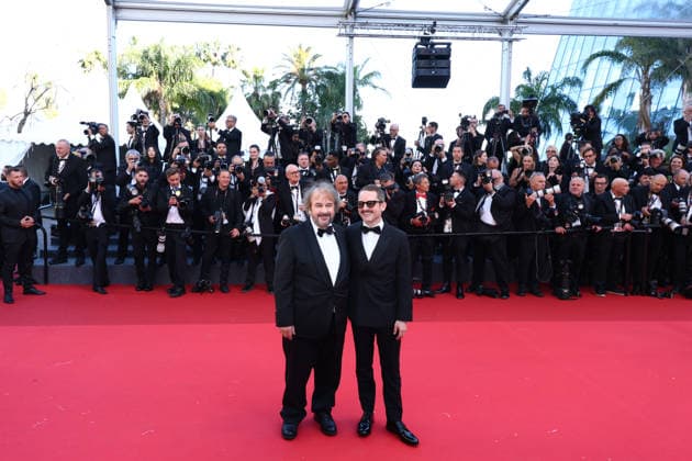 May 12, 2026, Cannes, Cote D azur, France: PETER JACKSON and ELIJAH WOOD during the red carpet for the premiere screening of THE ELECTRIC KISS at the 79th Annual Cannes Film Festival at Palais des Festivals in Cannes, France Cannes France - ZUMAc179 20260512_zep_c179_090 Copyright: xMickaelxChavetx