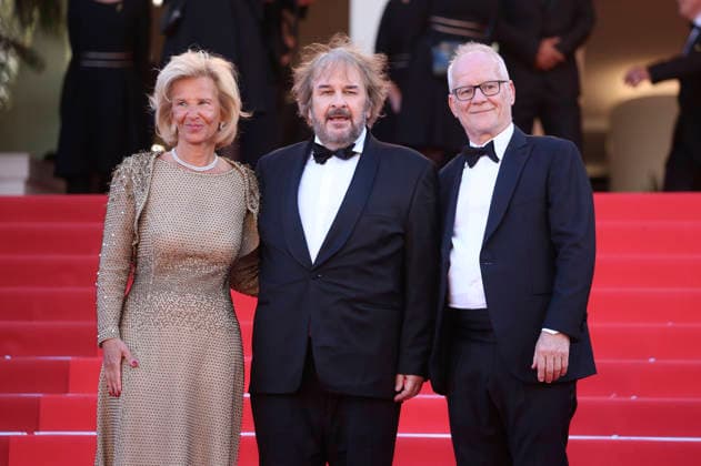 Iris Knobloch, Peter Jackson und Thierry Fremaux bei der Opening Ceremony mit der Premiere des Kinofilms La VÃ nus Electrique The Electric Kiss auf dem Festival de Cannes 2026 79. Internationale Filmfestspiele von Cannes im Palais des Festivals. Cannes, 12.05.2026