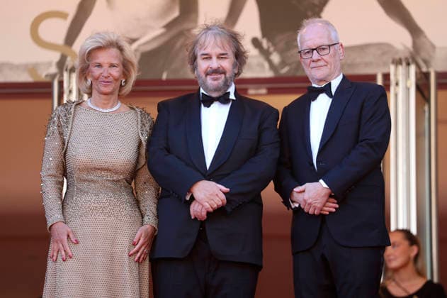 Iris Knobloch, Peter Jackson und Thierry Fremaux bei der Opening Ceremony mit der Premiere des Kinofilms La VÃ nus Electrique The Electric Kiss auf dem Festival de Cannes 2026 79. Internationale Filmfestspiele von Cannes im Palais des Festivals. Cannes, 12.05.2026