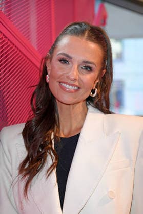 Laura Wontorra beim Wontorras World Cup - Vater. Tochter. WM Premieren-Screening im Telekom Flagship Store Hamburg-Altstadt in Hamburg am 12.05.2026