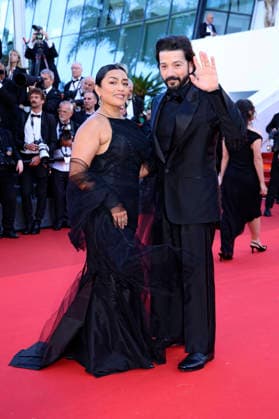 Adriana Paz und Diego Luna bei der Opening Ceremony mit der Premiere des Kinofilms La VÃ nus Electrique The Electric Kiss auf dem Festival de Cannes 2026 79. Internationale Filmfestspiele von Cannes im Palais des Festivals. Cannes, 12.05.2026