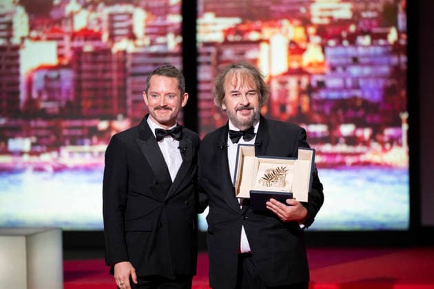 Cannes - Opening Ceremony EB US actor Elijah Wood and Peter Jackson during the Opening Ceremony as part of the 79th Cannes Film Festival in Cannes, France on May 12, 2026. Photo by Eliot Blondet ABACAPRESS.COM Cannes France France  Copyright: xBlondetxEliot ABACAx