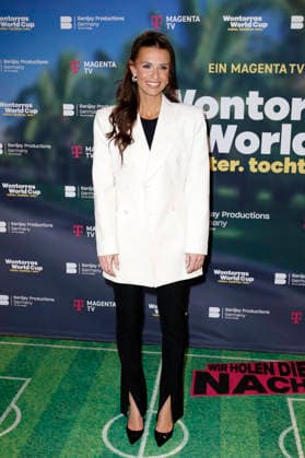 Laura Wontorra beim Premieren-Screening der Magenta TV Doku-Serie Wontorras World Cup - Vater. Tochter. WM. im Telekom Flagship Store. Hamburg, 12.05.2026