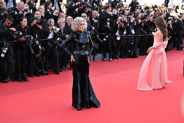 79th Cannes Film Festival: Opening Ceremony and the The Electric Kiss film screening CANNES, FRANCE - MAY 12: US actress Jane Fonda arrives for the Opening Ceremony and the screening of the film La Venus electrique (The Electric Kiss) at the 79th edition of the Cannes Film Festival in Cannes, France on May 12, 2026. Mustafa Yalcin Anadolu Cannes France. Editorial use only. Please get in touch for any other usage.  Copyright: x2026xAnadoluxMustafaxYalcinx