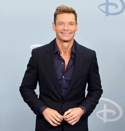 Ryan Seacrest attends the 2026 Disney Upfront at the Jacob Javits Center on Tuesday, May 12th, 2026 in New York City.  NYP202605128059 PeterxFoley