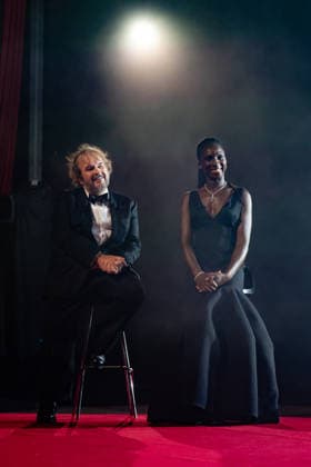 Cannes - Opening Ceremony LZ Peter Jackson and Eye Haidara on stage during the Opening Ceremony as part of the 79th Cannes Film Festival in Cannes, France on May 12, 2026. Photo by Laurent Zabulon ABACAPRESS.COM  Copyright: xZabulonxLaurentx