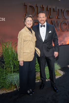 Paramount+ s Dutton Ranch New York Premiere, New York, USA - 12 May 2026 (L-R) Annette Bening and Cole Hauser attend Paramount+ s Dutton Ranch New York Premiere at AMC Lincoln Square 13 on May 12, 2026 in New York City. New York United States Copyright: xRonxAdarx xSOPAxImagesx _radar_dutton_20260512_01020