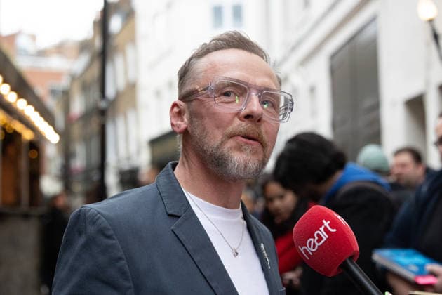 1536 West End Opening Night - Arrivals 12 MAY 26 Simon Pegg attends the 1536 West End Opening Night at The Ambassadors Theatre on 12 05 2026 in London, England. 1536 West End Opening Night - Arrivals 12 MAY 26 Simon Pegg attends the 1536 West End Opening Night at The Ambassadors Theatre on 12 05 2026 in London, England., Credit:Roger Alarcon Avalon United Kingdom, London  Copyright: xRogerxAlarconx xAvalonx 1098427190