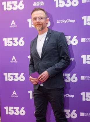 1536 West End Opening Night - Arrivals 12 MAY 26 Simon Pegg attends the 1536 West End Opening Night at The Ambassadors Theatre on 12 05 2026 in London, England. 1536 West End Opening Night - Arrivals 12 MAY 26 Simon Pegg attends the 1536 West End Opening Night at The Ambassadors Theatre on 12 05 2026 in London, England., Credit:Roger Alarcon Avalon United Kingdom, London  Copyright: xRogerxAlarconx xAvalonx 1098427275