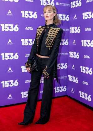 Margot Robbie attends 1536™ Opening Night at The Ambassadors Theatre in London, England. UK. Tuesday 12th May 2026. Copyright: xJamesxWarrenx ae7cg313