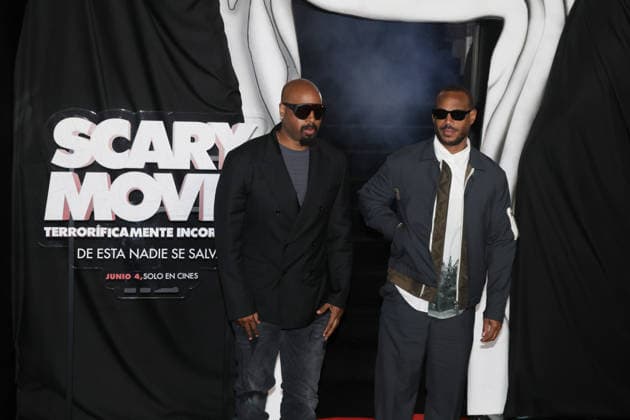 May 12, 2026, Mexico City, Ciudad de Mexico, Mexico: Actors Marlon Wayans and Shawn Wayans attend the red carpet for Scary Movie 6 at Cinemex Plaza Antara. on May 12, 2026 in Mexico City, Mexico. Mexico City Mexico - ZUMAe321 20260512_zea_e321_039 Copyright: xIsmaelxRosasx