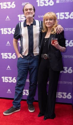 1536 West End Opening Night Arrivals, London, UK, 12 May 2026 Quentin Tarantino and Sonia Friedman attend the 1536 West End Opening Night at The Ambassadors Theatre in London on 12 May 2026., Credit:Roger Alarcon Avalon United Kingdom, London  Copyright: xRogerxAlarconx xAvalonx 1098427360