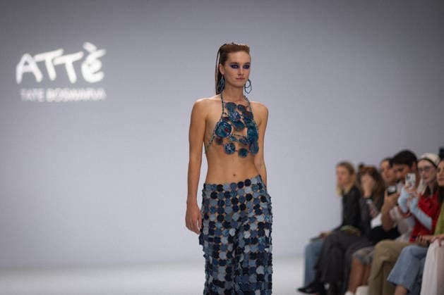 AUSTRALIAN FASHION WEEK, Atte designs during the FDS TAFE NSW - The Innovators show during Australian fashion week at the Museum of contemporary art, Sydney, Wednesday, May 13, 2026. ( NO ARCHIVING MELBOURNE VICTORIA AUSTRALIA  Copyright: xNADIRxKINANIx 20260513181960708571