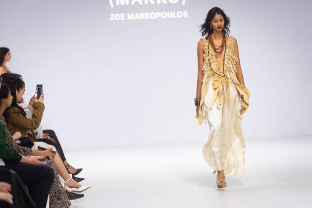 AUSTRALIAN FASHION WEEK, Marko designs during the FDS TAFE NSW - The Innovators show during Australian fashion week at the Museum of contemporary art, Sydney, Wednesday, May 13, 2026. ( NO ARCHIVING MELBOURNE VICTORIA AUSTRALIA  Copyright: xNADIRxKINANIx 20260513157120691968