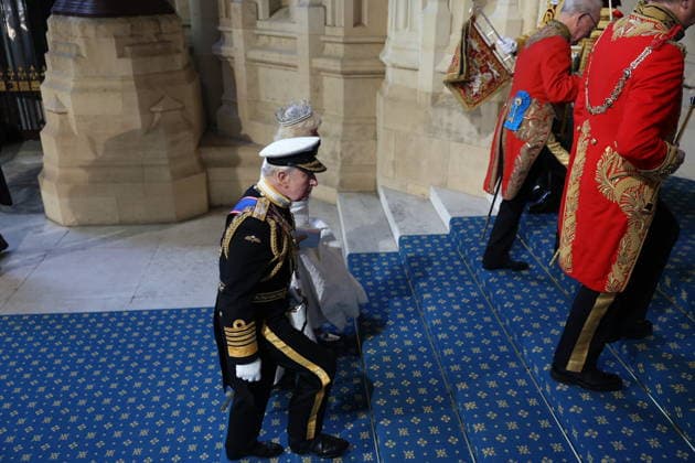 State Opening of Parliament - ROTA - Victoria Tower Position State Opening of Parliament - ROTA - Victoria Tower Position The Imperial State Crown arrives, followed by HRH King Charles III, at the Palace of Westminster, Credit:Geoff Pugh for the Telegraph PA ROTA - B68 Avalon UK, London, Westminster  Copyright: xGeoffxPughxforxthexTelegraphx xPAxROTAx-xB68x xAvalonx 1098537727