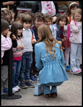 . 13 05 2026. Reggio Emilia, Italy. Kate Middleton. the Princess of Wales , arriving at the town hall in Reggio Emilia on day one of her visit to Italy.  xStephenxLockx xi-Imagesx IIM-26766-0010