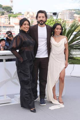 Adriana Paz, Diego Luna und Anna Diaz beim Photocall zum Kinofilm Ceniza en la Boca Ashes auf dem Festival de Cannes 2026 79 Internationale Filmfestspiele von Cannes am Palais des Festivals. Cannes, 13.05.2026
