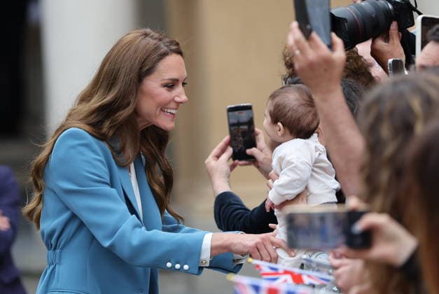 . 13 05 2026. Reggio Emilia, Italy. Kate Middleton, the Princess of Wales , leaving the town hall in Reggio Emilia on day one of her visit to Italy.  xStephenxLockx xi-Imagesx IIM-26766-0025