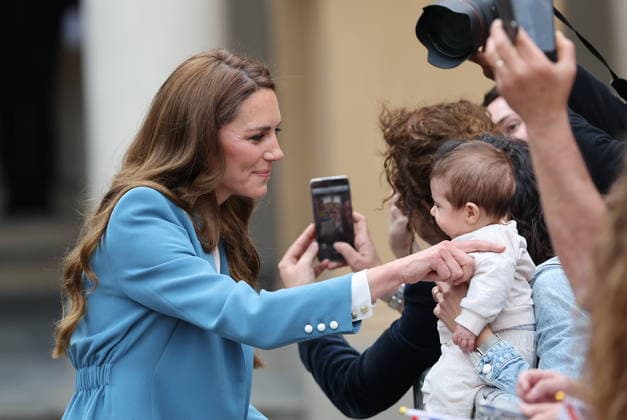 . 13 05 2026. Reggio Emilia, Italy. Kate Middleton, the Princess of Wales , leaving the town hall in Reggio Emilia on day one of her visit to Italy.  xStephenxLockx xi-Imagesx IIM-26766-0026