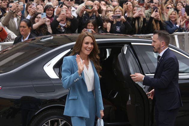 Princess of Wales visit to Reggio Emilia - Day 1 Kate Middleton, the Princess of Wales, visits the town hall in Reggio Emilia, Italy on May 13, 2026, on day one of her visit to Italy. Photo by IPA ABACAPRESS.COM Reggio Emilia Italy  Copyright: xIPA ABACAx