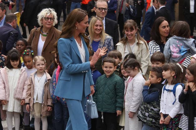 Princess of Wales visit to Reggio Emilia - Day 1 Kate Middleton, the Princess of Wales, visits the town hall in Reggio Emilia, Italy on May 13, 2026, on day one of her visit to Italy. Photo by IPA ABACAPRESS.COM Reggio Emilia Italy  Copyright: xIPA ABACAx