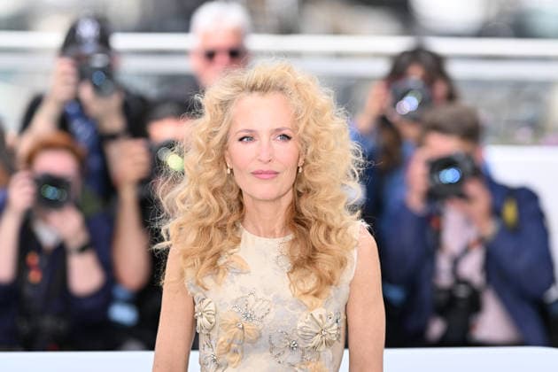 79th Cannes Film Festival: Teenage Sex and Death at Camp Miasma photocall CANNES, FRANCE - MAY 13: US actress Gillian Anderson poses during a photocall for the film Teenage Sex and Death at Camp Miasma at the 79th edition of the Cannes Film Festival in Cannes, France on May 13, 2026. Mustafa Yalcin Anadolu Cannes France. Editorial use only. Please get in touch for any other usage.  Copyright: x2026xAnadoluxMustafaxYalcinx