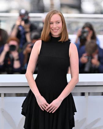 79th Cannes Film Festival: Teenage Sex and Death at Camp Miasma photocall CANNES, FRANCE - MAY 13: US actress Hannah Einbinder poses during a photocall for the film Teenage Sex and Death at Camp Miasma at the 79th edition of the Cannes Film Festival in Cannes, France on May 13, 2026. Mustafa Yalcin Anadolu Cannes France. Editorial use only. Please get in touch for any other usage.  Copyright: x2026xAnadoluxMustafaxYalcinx