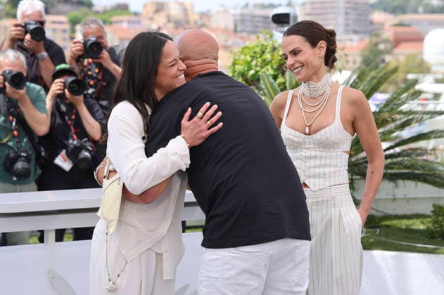 Michelle Rodriguez, Vin Diesel und Jordana Brewster beim Photocall zum Kinofilm The Fast and the Furious auf dem Festival de Cannes 2026 79 Internationale Filmfestspiele von Cannes am Palais des Festivals. Cannes, 13.05.2026
