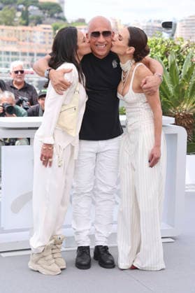 Michelle Rodriguez, Vin Diesel und Jordana Brewster beim Photocall zum Kinofilm The Fast and the Furious auf dem Festival de Cannes 2026 79 Internationale Filmfestspiele von Cannes am Palais des Festivals. Cannes, 13.05.2026