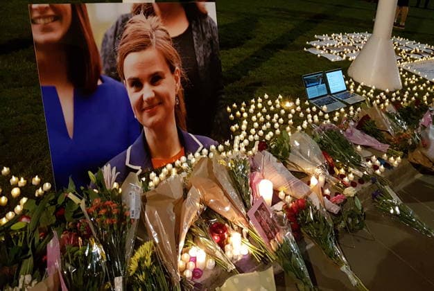 RECORD DATE NOT STATED vigil for Jo Cox was a British Labour Party politician. She was the Member of Parliament (MP) from May 2015 to her murder in June 2016 Spontaneous vigil for Helen Joanne Jo Cox, (1974 ? 16 June 2016). Cox was a British Labour Party politician. She was the Member of Parliament (MP) from May 2015 to her murder in June 2016 Editorial use only. All other uses to be cleared with the copyright owner (World History Archive), in advance., WHA_087_0942.jpg, Helen Joanne Cox; Jo Cox; British politician; Labour Party; Member of Parliament; MP; murder; vigil; spontaneous; tribute; memorial; UK; United Kingdom; British; politics; assassination; tragic; public figure; activism; social justice; humanitarian; community; British his Copyright: xWorldxHistoryxArchivex