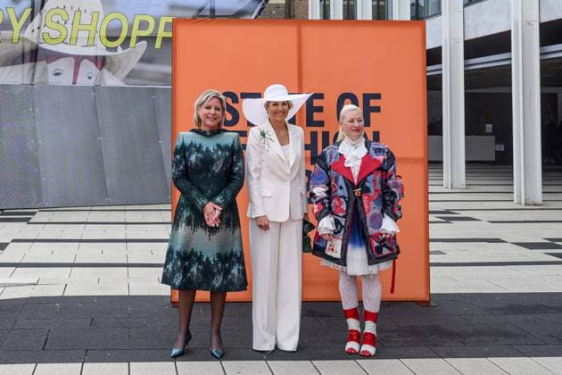 Arnhem, The Netherlands, 2026-05-13 16:05:38 ARNHEM, 13-05-2026, Fashion Biennial 2026 Queen Maxima opens the State of Fashion Biennial 2026 in Arnhem. State of Fashion is a leading international platform for fashion, textiles, and societal transition. During the opening, Minister Rianne Letschert of Education, Culture and Science will deliver a speech. PHOTO: NLBeeld Patrick van Emst Credit: NL Beeld Patrick van Emst  Copyright: xx x