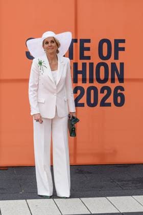 Queen Maxima Opens State of Fashion Biennial - Netherlands Queen Máxima opens the State of Fashion Biennial 2026 in Arnhem, Netherlands on May 13, 2026. State of Fashion is a leading international platform for fashion, textiles, and societal transition. During the opening, Minister Rianne Letschert of Education, Culture and Science will deliver a speech. Photo by NLBeeld Patrick van Emst Bruno Press ABACAPRESS.COM Arnhem Netherlands  Copyright: xBrunoxPress ABACAx