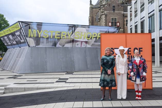 Queen Maxima Opens State of Fashion Biennial - Netherlands Queen Máxima opens the State of Fashion Biennial 2026 in Arnhem, Netherlands on May 13, 2026. State of Fashion is a leading international platform for fashion, textiles, and societal transition. During the opening, Minister Rianne Letschert of Education, Culture and Science will deliver a speech. Photo by NLBeeld Patrick van Emst Bruno Press ABACAPRESS.COM Arnhem Netherlands  Copyright: xBrunoxPress ABACAx