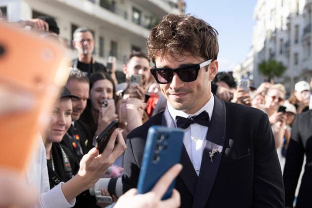 Cannes Charles Leclerc, Alexandra Saint Mleux Exits Martinez MP Cannes, France- May 13: Charles Leclerc, Alexandra Saint Mleux leave Hotel Martinez during 79th Festival of Cannes, on May 13, 2026 in Cannes, France. Photo by Marco Piovanotto ABACAPRESS:COM Cannes France  Copyright: xPiovanottoxMarco ABACAx