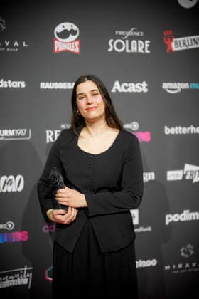 Verleihung Deutscher Podcast Award 2026. Tara-Louise Wittwer. Berlin, 13.05.2026. Berlin Deutschland Copyright: xDominikxButzmannx